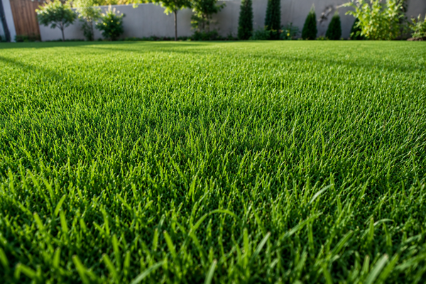 A dense lawn
